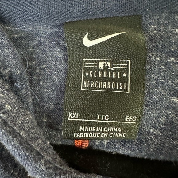 Houston Astros Nike Navy Gym Vintage Team Full-Zip Hoodie - Picture 6 of 7